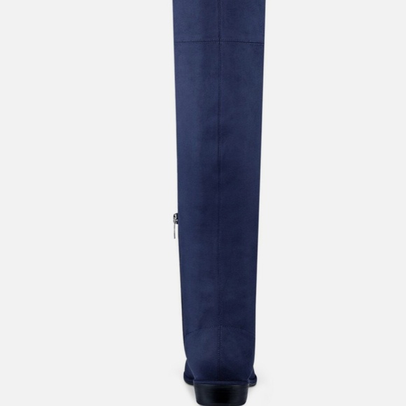 Marc Fisher OTK Boots Blue NIB - Picture 4 of 10